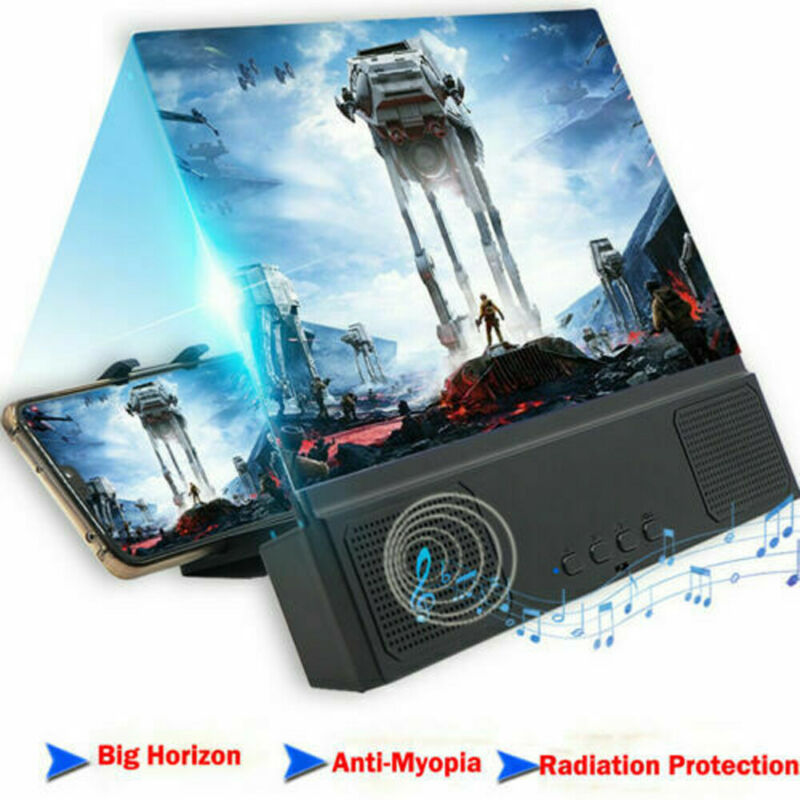 Mobile Phone Screen Magnifier 3D HD Video Bluetooth Amplifier Smartphone Stand Amplifier Smartphone Stand Holder Gift