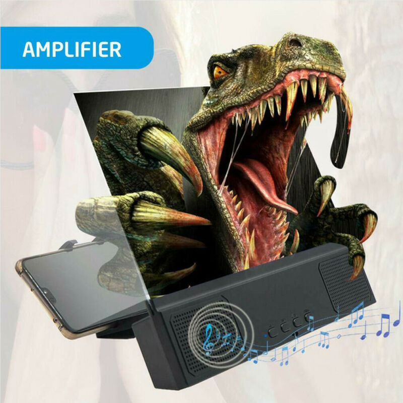 Mobile Phone Screen Magnifier 3D HD Video Bluetooth Amplifier Smartphone Stand Amplifier Smartphone Stand Holder Gift