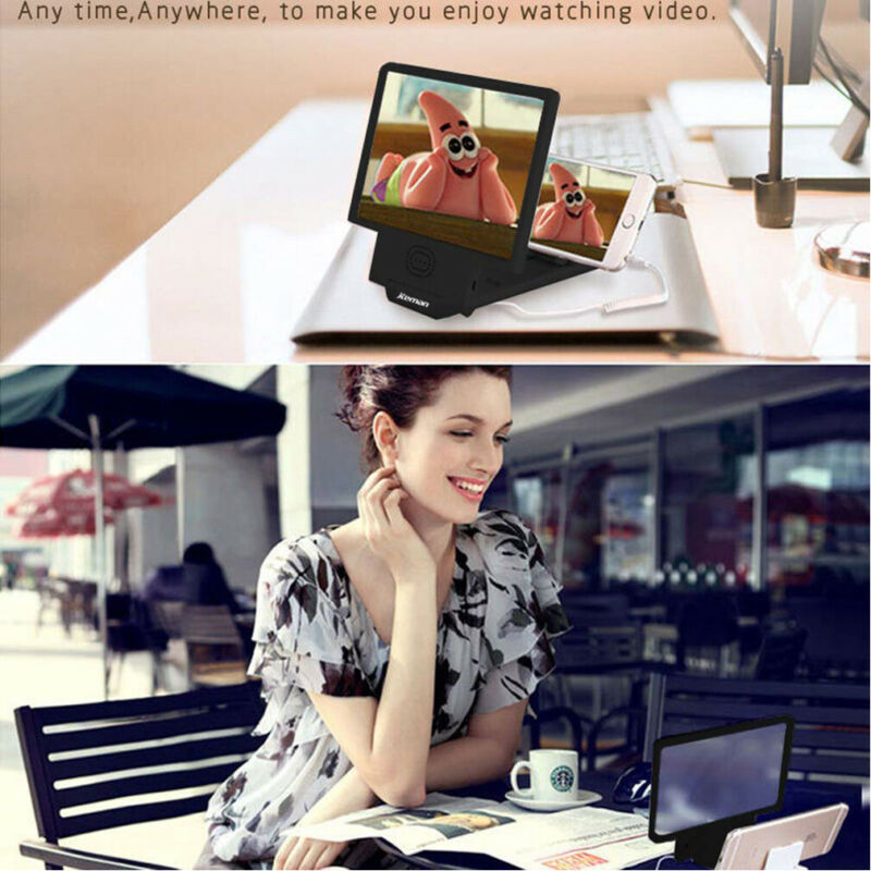 Mobile Phone Screen Magnifier 3D HD Video Bluetooth Amplifier Smartphone Stand Amplifier Smartphone Stand Holder Gift